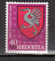 SUISSE * YT N° 1073 - Unused Stamps