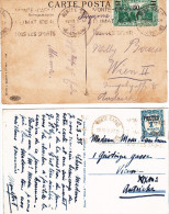 Monaco, N 107 Et N 150 Sur Deux CPA Distinctes (pas Courant) - Lettres & Documents