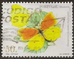 Portugal - 1998 Butterflies - Used Stamps