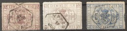 België Spoorwegzegels Samenstelling/composition SP/TR/Belgique Chemin De Fer CF  Stempel/cachet Ieper/Ypres. - Oblitérés