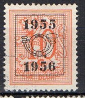 PIA - BEL - 1954-58 : Leone Araldico  Preannullato  - (UN  16B) - Typos 1951-80 (Chiffre Sur Lion)
