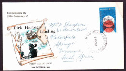 Australia - 1966 - 350th Anniversary Of Dirk Hartogs Landing, Cancelled Mayfield South - FDC Addressed - Cartas & Documentos