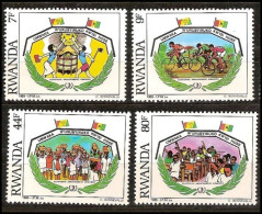 Rwanda - 1249/1252 - Année Internationale De La Jeunesse - 1985 - MNH - Ongebruikt