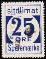 1939. Sparemærke Sitdlimat. 25 ØRE KOLONIEN UMANAK.  (Michel: ) - JF127672 - Paketmarken