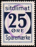 1939. Sparemærke Sitdlimat. 25 ØRE. Nr. 37 Avane.  (Michel: ) - JF127726 - Paketmarken