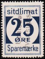 1939. Sparemærke Sitdlimat. 25 ØRE Udstedet Uvkusigssat.  (Michel: ) - JF127699 - Colis Postaux