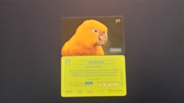 Brasil-serie Animals Silvestres-4/26-used Card - Parrots