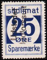 1939. Sparemærke Sitdlimat. 25 ØRE Udstedet Igdlorssuit. (Michel: ) - JF127810 - Paquetes Postales