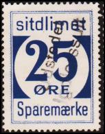 1939. Sparemærke Sitdlimat. 25 ØRE Udstedet Igdlorssuit. (Michel: ) - JF127837 - Spoorwegzegels