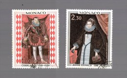 Principato Di  MONACO :  Quadri Principi - F.lli USATI Unificato 770/1 Del 12.12.1968 - Usati