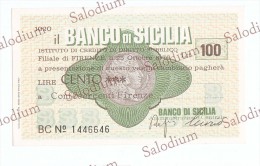 BANCO DI SICILIA - Confesercenti FIRENZE - MINIASSEGNI - [10] Assegni E Miniassegni