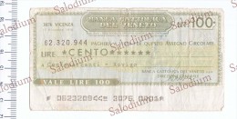 BANCA CATTOLICA DEL VENETO - CONFESERCENTI ROVIGO - MINIASSEGNI - [10] Cheques Y Mini-cheques