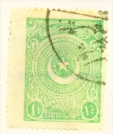 TURKEY  -  1923  Crescent And Star  11/2pi  Used As Scan - Oblitérés