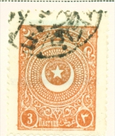 TURKEY  -  1923  Crescent And Star  3pi  Used As Scan - Oblitérés