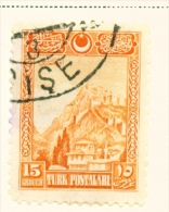 TURKEY  -  1926  Pictorial Definitives  15g  Used As Scan - Oblitérés