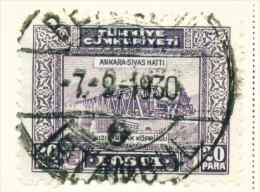 TURKEY  -  1929  Pictorial Definitive  20p  Used As Scan - Oblitérés