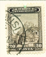 TURKEY  -  1929  Pictorial Definitive  20k  Used As Scan - Usati