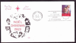 Canada - 1969 - Christmas - FDC - Lettres & Documents