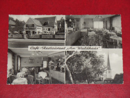 Berlin Nikolasee Cafe Restaurant Am Waldhaus Zehlendorf Wannsee Ungebraucht Unused Germany Postkarte Postcard - Zehlendorf