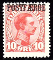 1919. Parcel Post (POSTFÆRGE). Chr. X. 10 Øre Red. (Michel: PF1) - JF157597 - Paketmarken