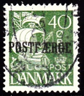1927. Parcel Post (POSTFÆRGE). Karavel. 40 Øre Green. (Michel: PF14) - JF157585 - Pacchi Postali