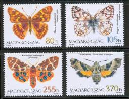 HUNGARY-2011. Butterflies Cpl.Set MNH!! - Unused Stamps