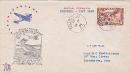 Canada 1936 Flight Cover Rimouski-Sept Iles - Erst- U. Sonderflugbriefe