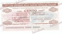 BANCHE POPOLARI ITALIANE - COMMERCIANTI ABBIATEGRASSO - MINIASSEGNI - Banconota Banknote Assegno - [10] Cheques Y Mini-cheques