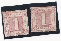 Allemagne Tour Et Taxis : 2 Timbres N°48, Neuf - Mint