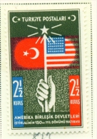 TURKEY  -  1939  US Constitution  21/2k  Mounted/Hinged Mint - Unused Stamps