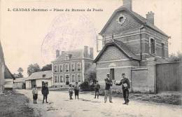 Candas      80       Place Du Bureau De Poste. Facteur. Voir Cachet Militaire - Otros & Sin Clasificación