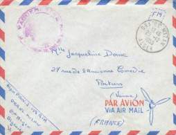 ALGERIE  LETTRE FM VAGUEMESTRE  OB DAR EL MIZAN 29.12.1955 ALGER TB 4 - Covers & Documents