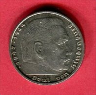 5 REICHSMARK  1939 ( KM 94) TB+  9 - 5 Reichsmark