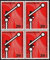 1955. Fahrplankonferenz. 4x 20 Pf.  (Michel: 219) - JF127881 - Altri & Non Classificati