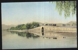 Peking-Beijing-Landscape-Bridge-no Mention On The Back Of The Postcard-unused,perfect Shape - Buddismo