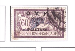 SYRIA Former French Colony 1920 France  Overprinted  Yvert Cat N° 64 Fine Used - Ongebruikt