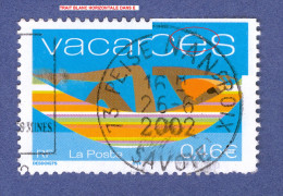 2002  N° 3493  POUR VACANCES 26.6.2002 OBLITÉRÉ YVERT TELLIER 0.50 € - Usados