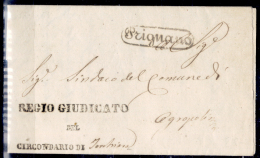 Prignano 00620d - Raro Piego (con Testo) Del 17 Agosto 1858 - - Neapel