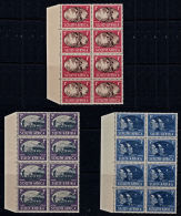 B5025 SOUTH AFRICA 1945, SG 108-110 Victory  MNH Block Of 8 - Ungebraucht