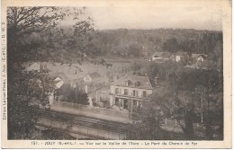 JOUY - Vue Sur La Vallée De L'Eure - Le Pont Du Chemin De Fer - Jouy