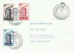 LUXEMBOURG  1956 EUROPA CEPT FDC  /zx/ - 1956