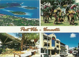 Vanuatu - CPM Neuve ** - Unused Postcard - Port Vila-traditional Dancer-danse Traditionnelle-market-marché-ville-city - Vanuatu