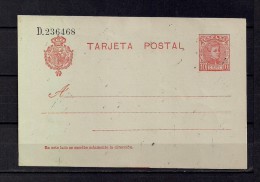 ENTERO POSTAL ED. 45A SIN CIRCULAR, ALFONSO XIII, CADETE, 10 CTS. - 1850-1931