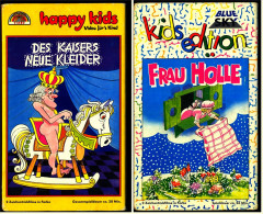 2 X VHS Video Kinderfilme  -  Frau Holle  /  Des Kaisers Neue Kleider  - - Children & Family