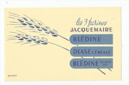 Buvard , LES 3 FARINES  JACQUEMAIRE - Lebensmittel