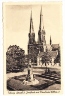 Tilburg - Heuvel St. Jozefkerk Met Standbeeld Willem II       -   Noord-Brabant / Nederland - Tilburg