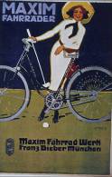 MAGNET (FRIDGE MAGNET) SIZE.7X5 CM. APROX -  Vintage Advertising Cycles - Deportes