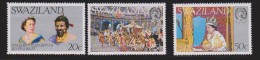 Swaziland 1977 QEII Silver Jubilee Set 3 MNH - Swaziland (1968-...)