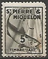 ST PIERRE ET MIQUELON TAXE N° 32 NEUF Sans Gomme - Timbres-taxe