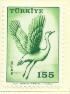 TURKEY  -  1959  Air  Birds  155k   Mounted/Hinged Mint - Ungebraucht